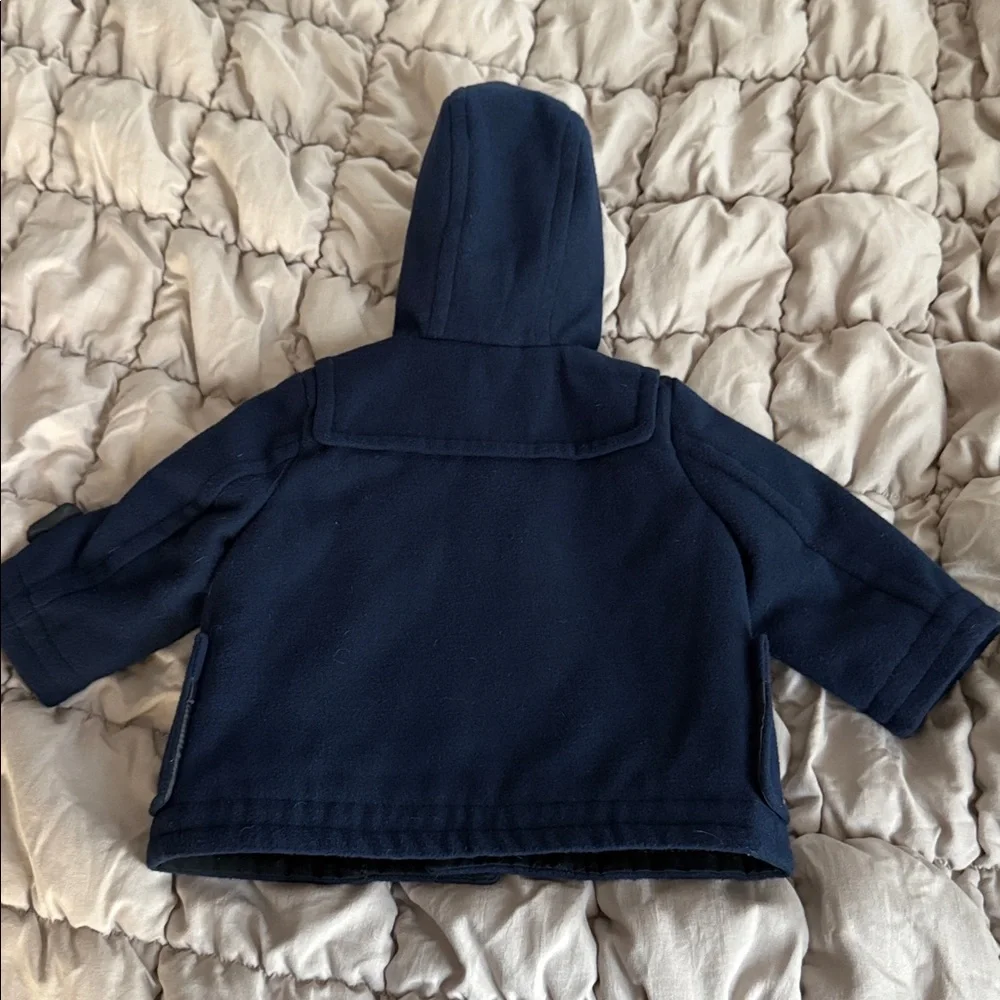 Baby Gap Kids Boys Girls Toggle Navy‎ Coat Hood 0-6 Months